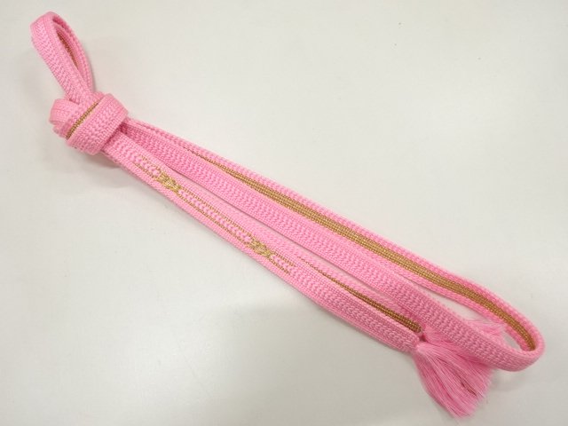 JAPANESE KIMONO / HAND-TIED OBIJIME CORD